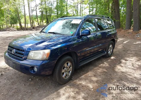 2004 Toyota Highlander V6 from USA, damaged, VIN JTEEP21A840055477